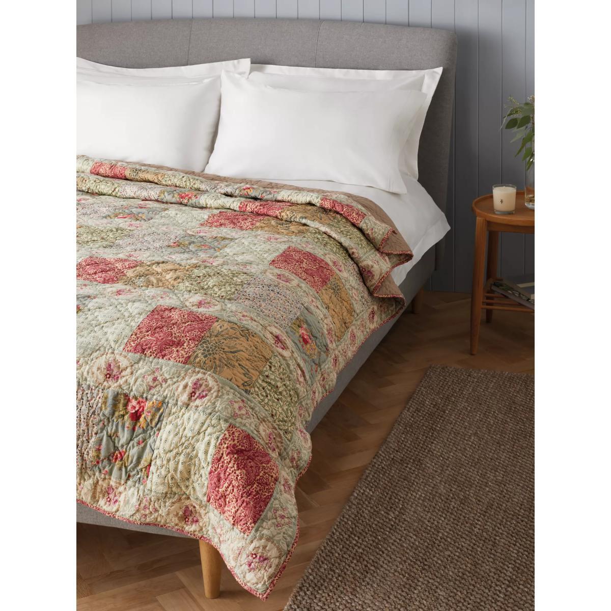 John Lewis & Partners Gracie Patchwork Bedspread – image 2