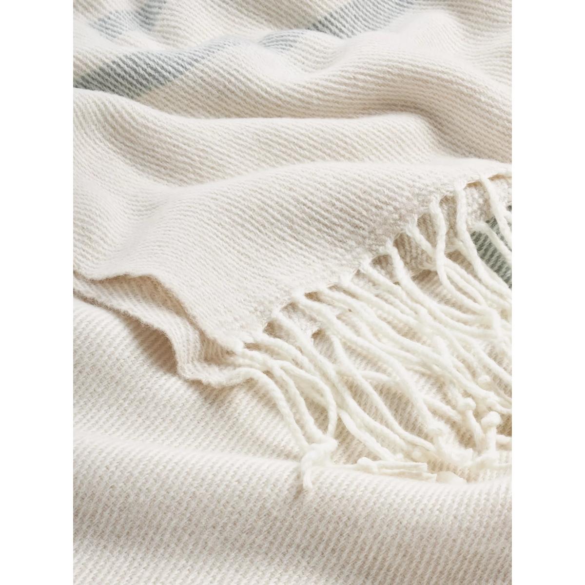 John Lewis ANYDAY Soft Stripe Throw, Nettle – image 2