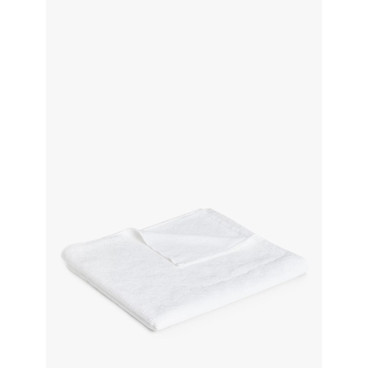 John Lewis & Partners Matelasse Bedspread, White – image 3