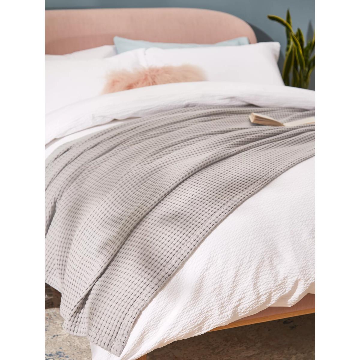 John Lewis & Partners Washed Waffle Bedspread – image 2