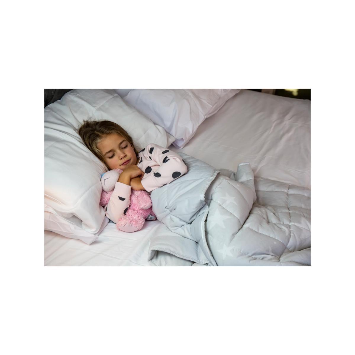 Rest Easy Sleep Better Star Weighted Blanket, Grey – image 5