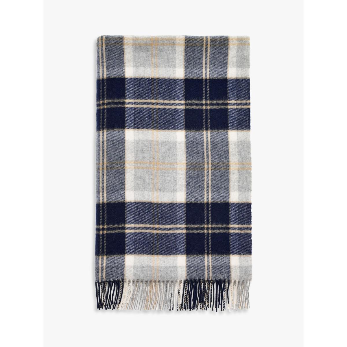 Bronte by Moon Bannockbane Tartan Merino Wool Throw, Multi – image 3