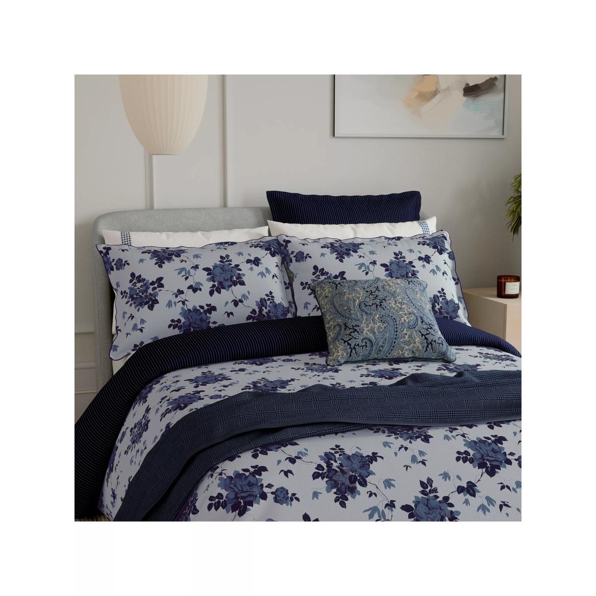 Bedeck of Belfast Freya Wool Throw, Midnight Blue – image 2