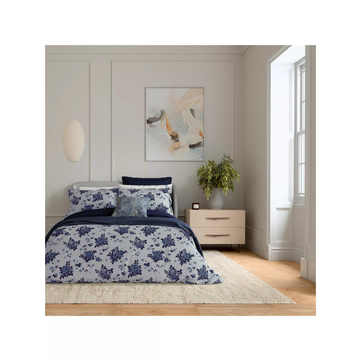 Bedeck of Belfast Freya Wool Throw, Midnight Blue – image 3