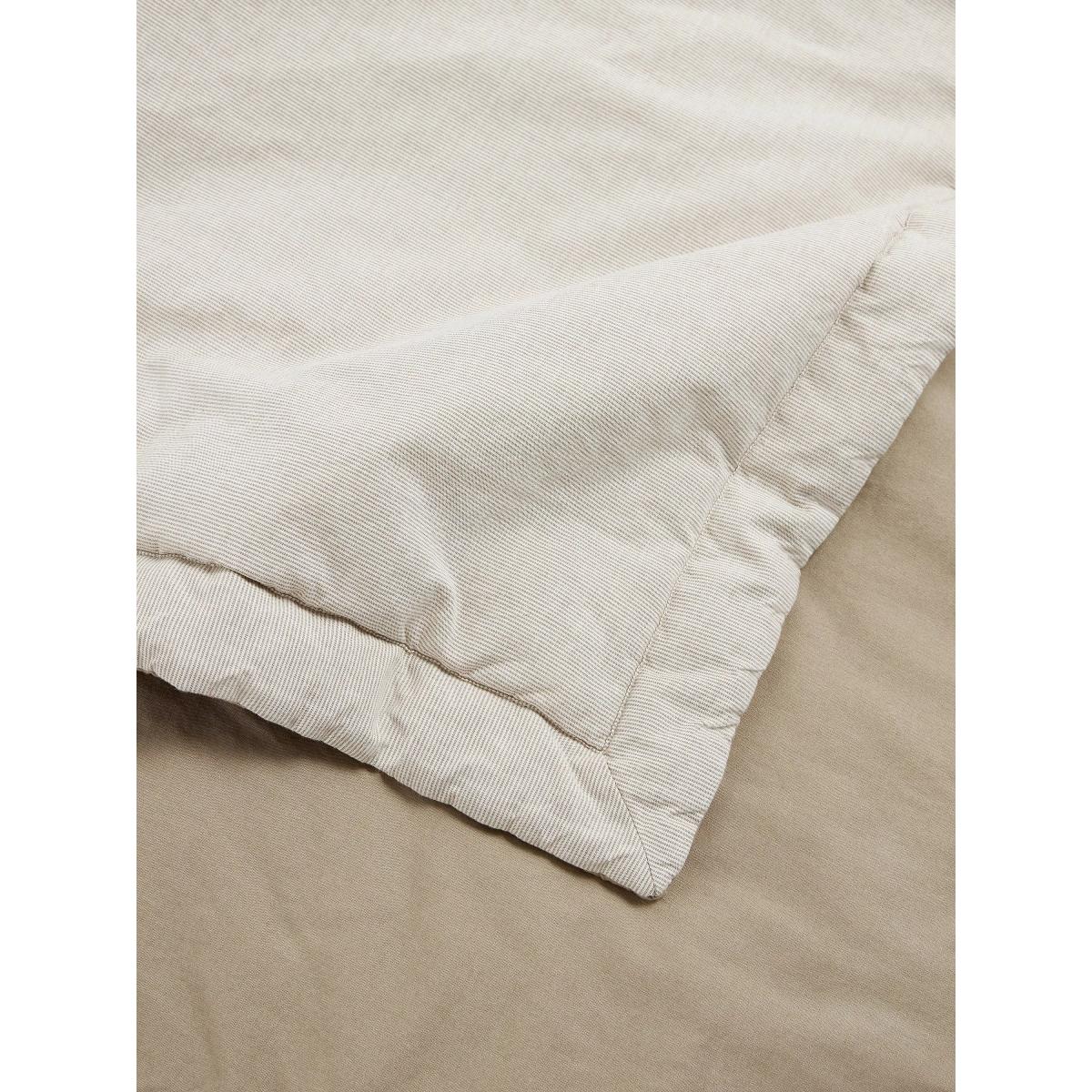 John Lewis Striped Bedspread, Neutral – image 2