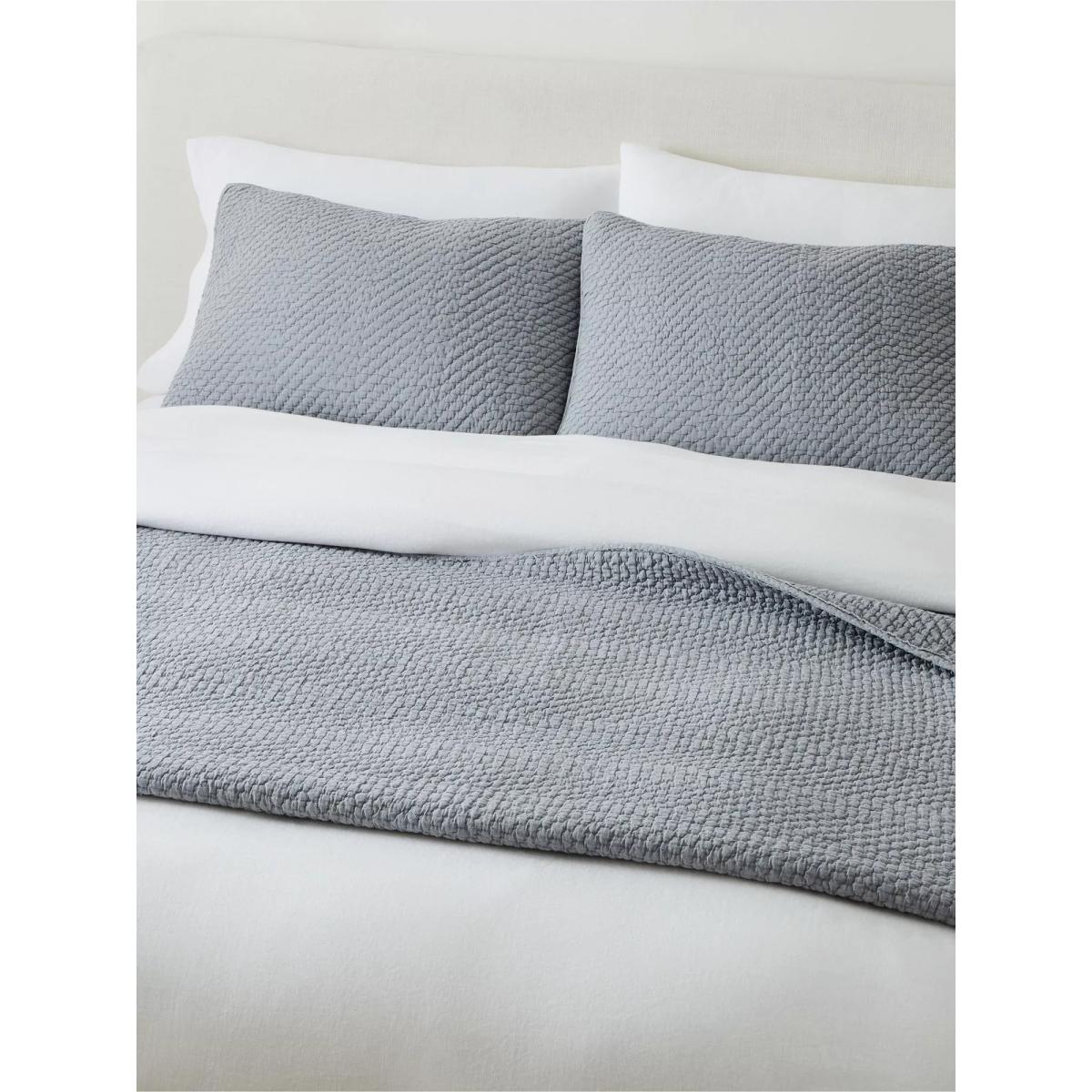 west elm Reflections Cotton Matelasse Bedspread, Super King – image 3