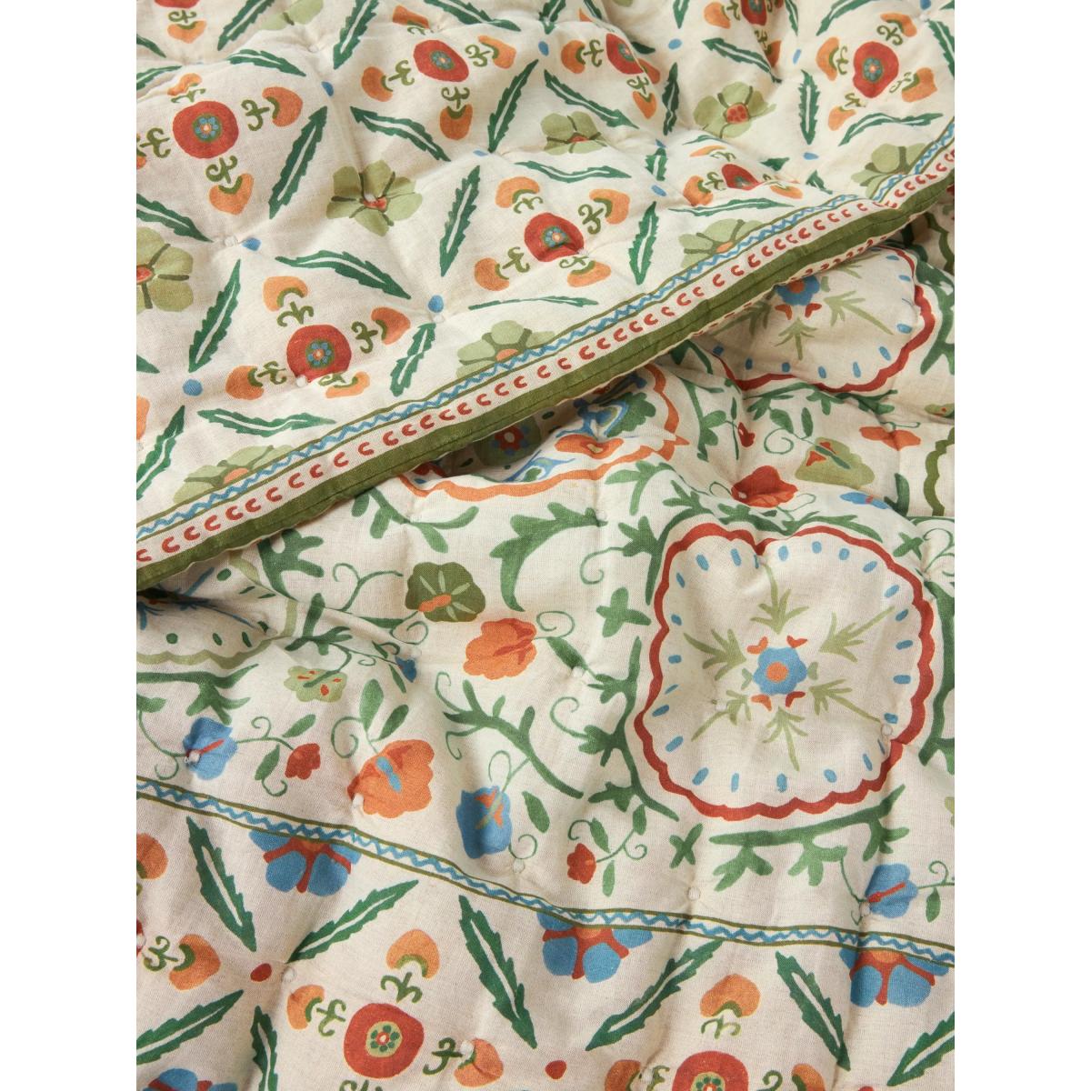 John Lewis Keya Suzani Quilted Bedspread, Multi – image 3