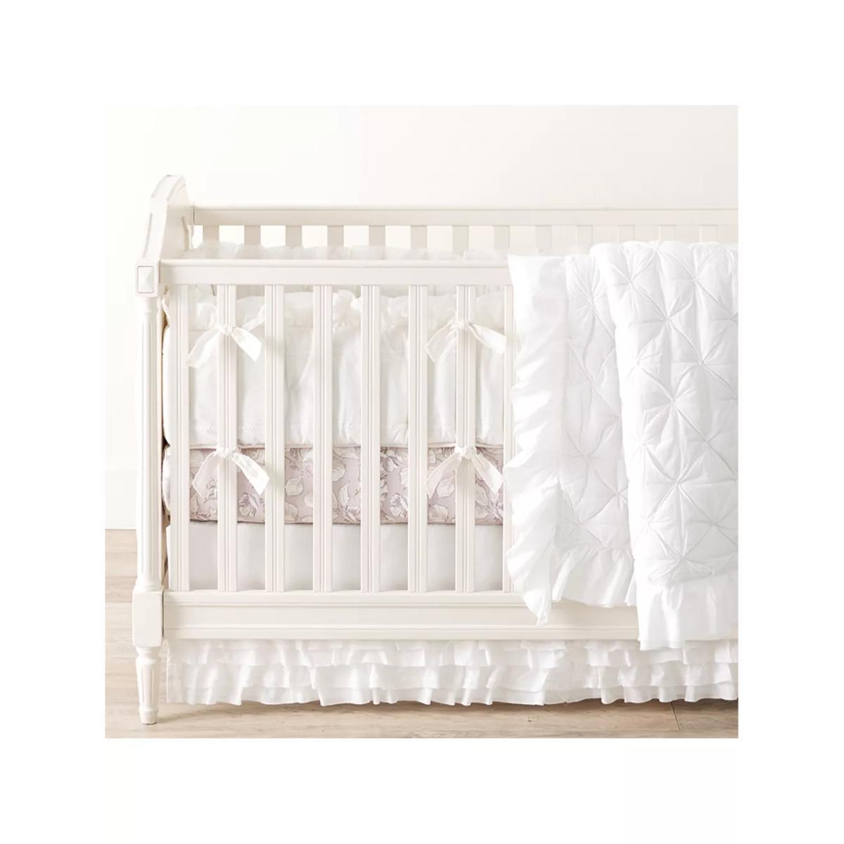 Pottery Barn Kids Sadie Ruffle Toddler Bed Quilt – image 2