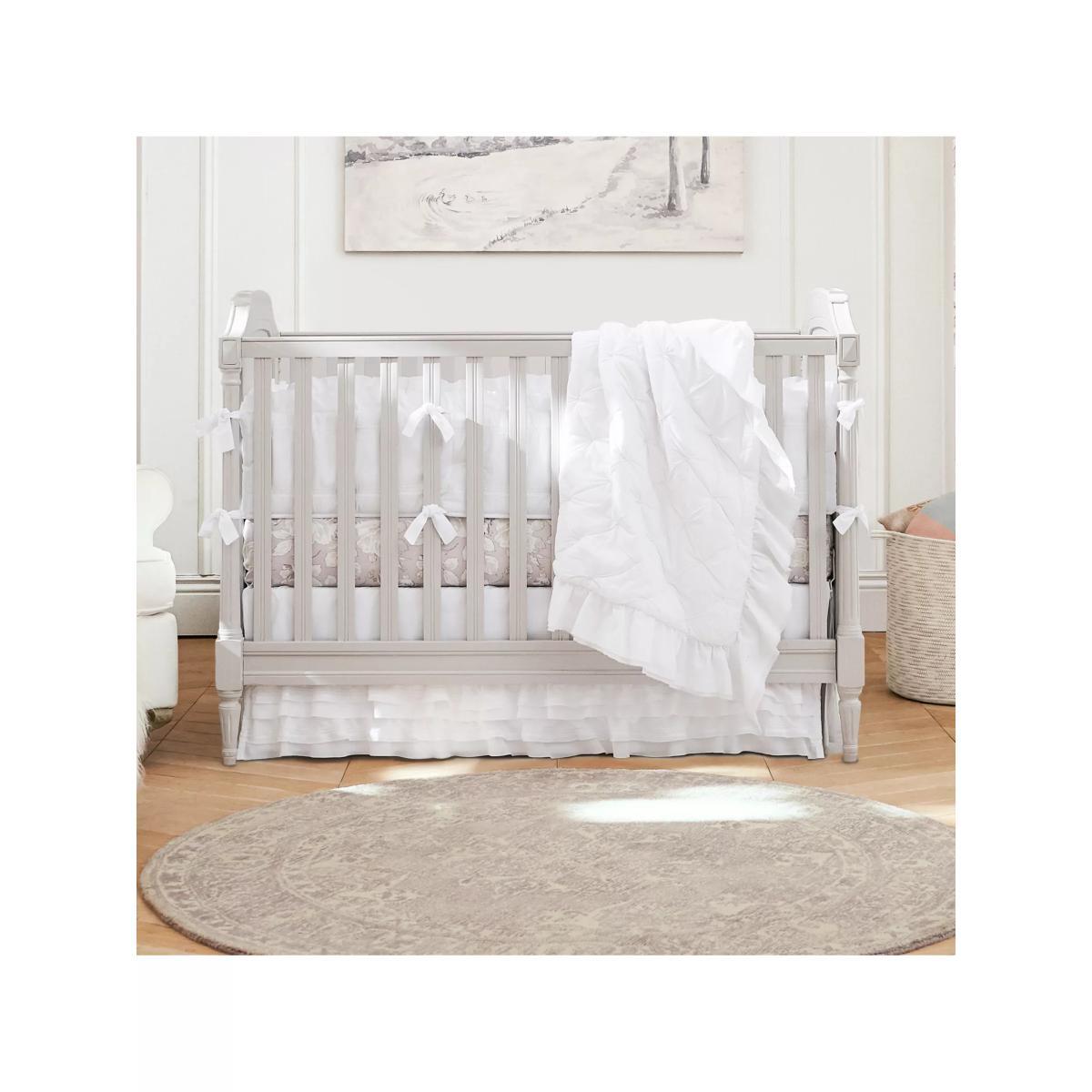 Pottery Barn Kids Sadie Ruffle Toddler Bed Quilt – image 4