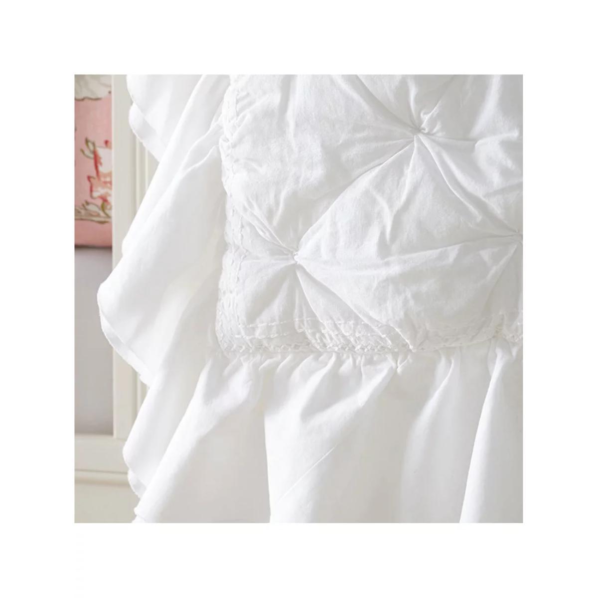 Pottery Barn Kids Sadie Ruffle Toddler Bed Quilt – image 5