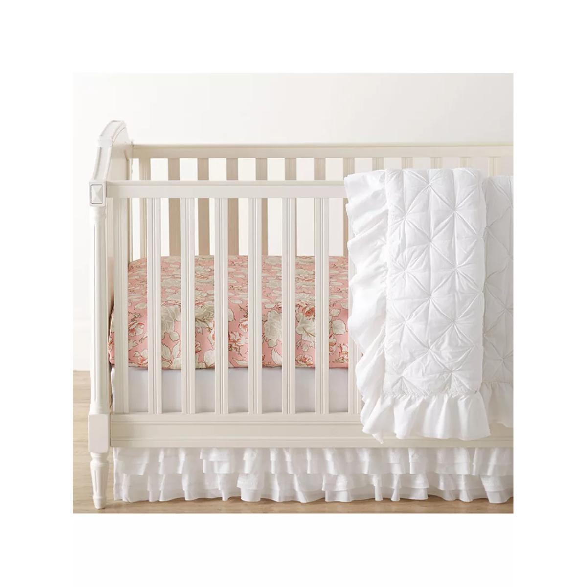 Pottery Barn Kids Sadie Ruffle Toddler Bed Quilt – image 7