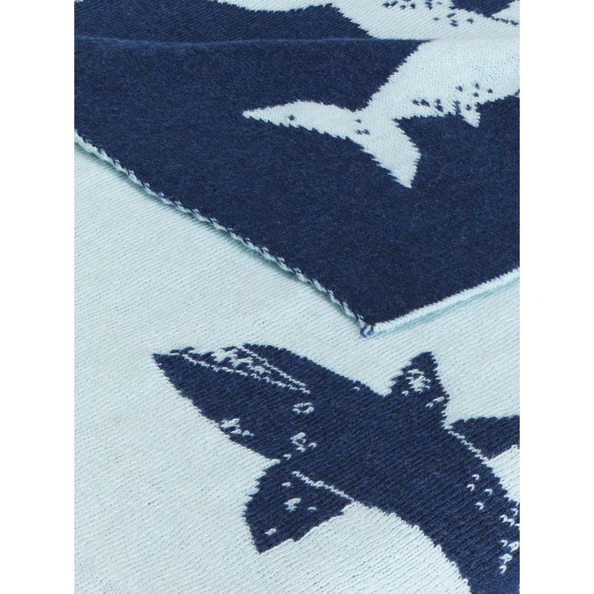 little home at John Lewis Shark Print Throw – image 3