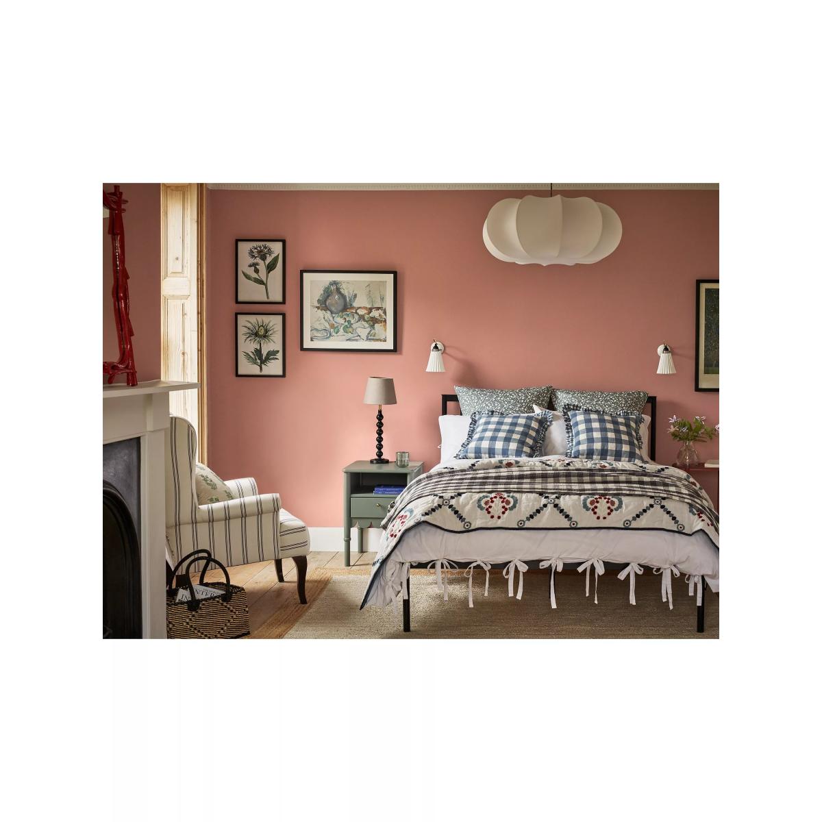 John Lewis Trellis Embroidery Quilted Bedspread, Multi, L220 x W220cm – image 5