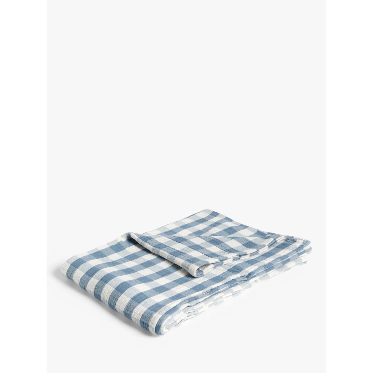 John Lewis ANYDAY Gingham Throw – image 4
