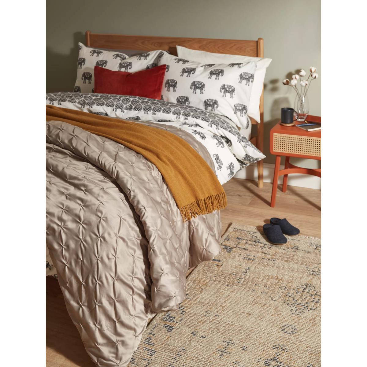 John Lewis Ella Origami Bedspread – image 4
