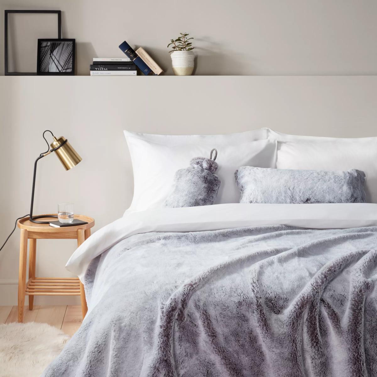 John Lewis & Partners Premium Faux Fur Throw – image 2