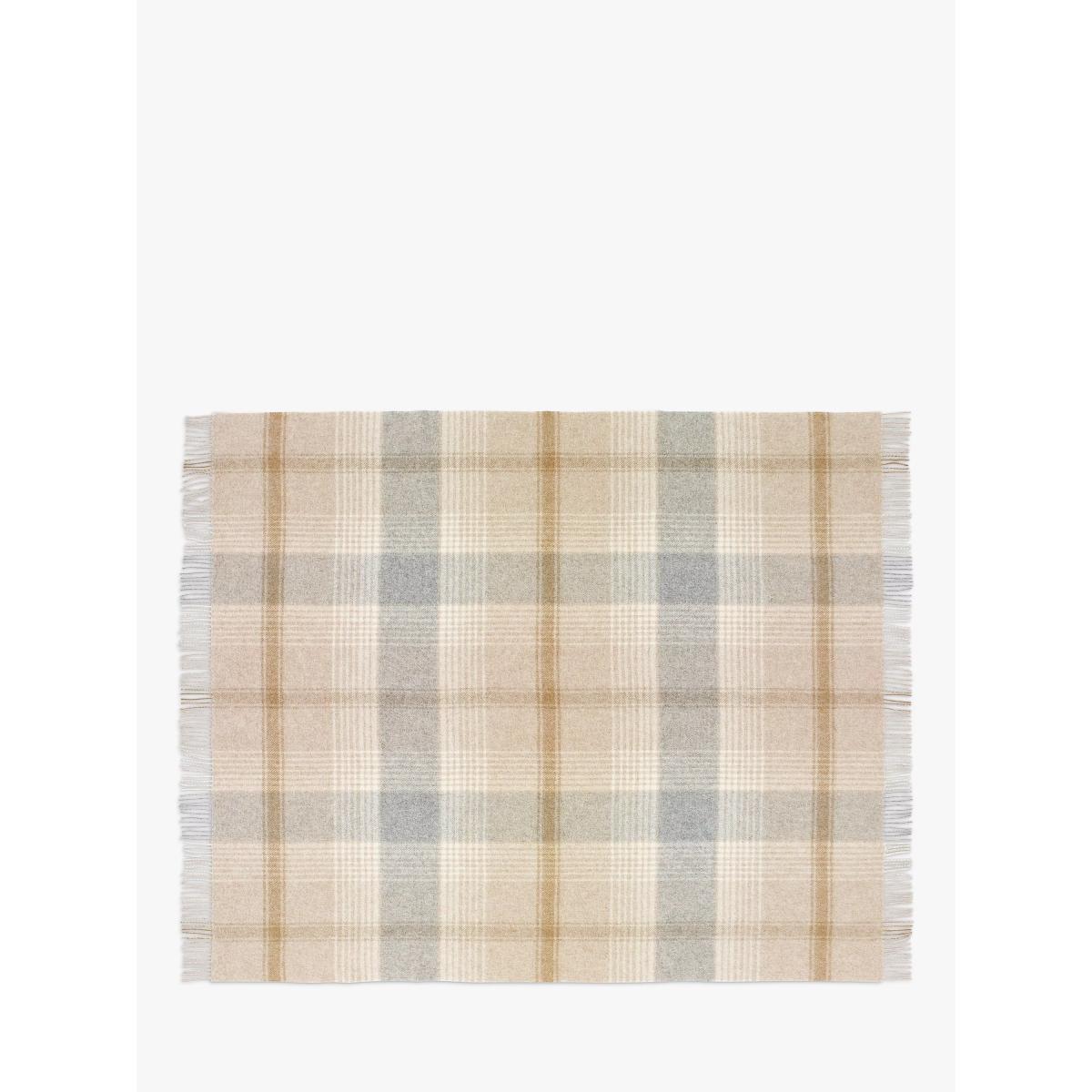 Bronte by Moon Classic Check British Wool Throw – image 3
