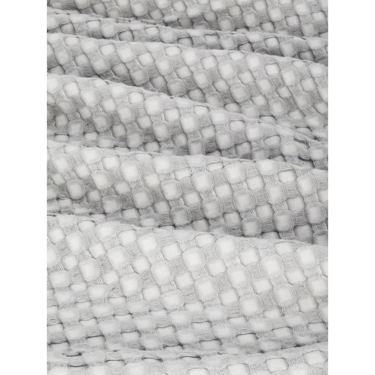 John Lewis Soft Chunky Waffle Throw, Grey – image 4