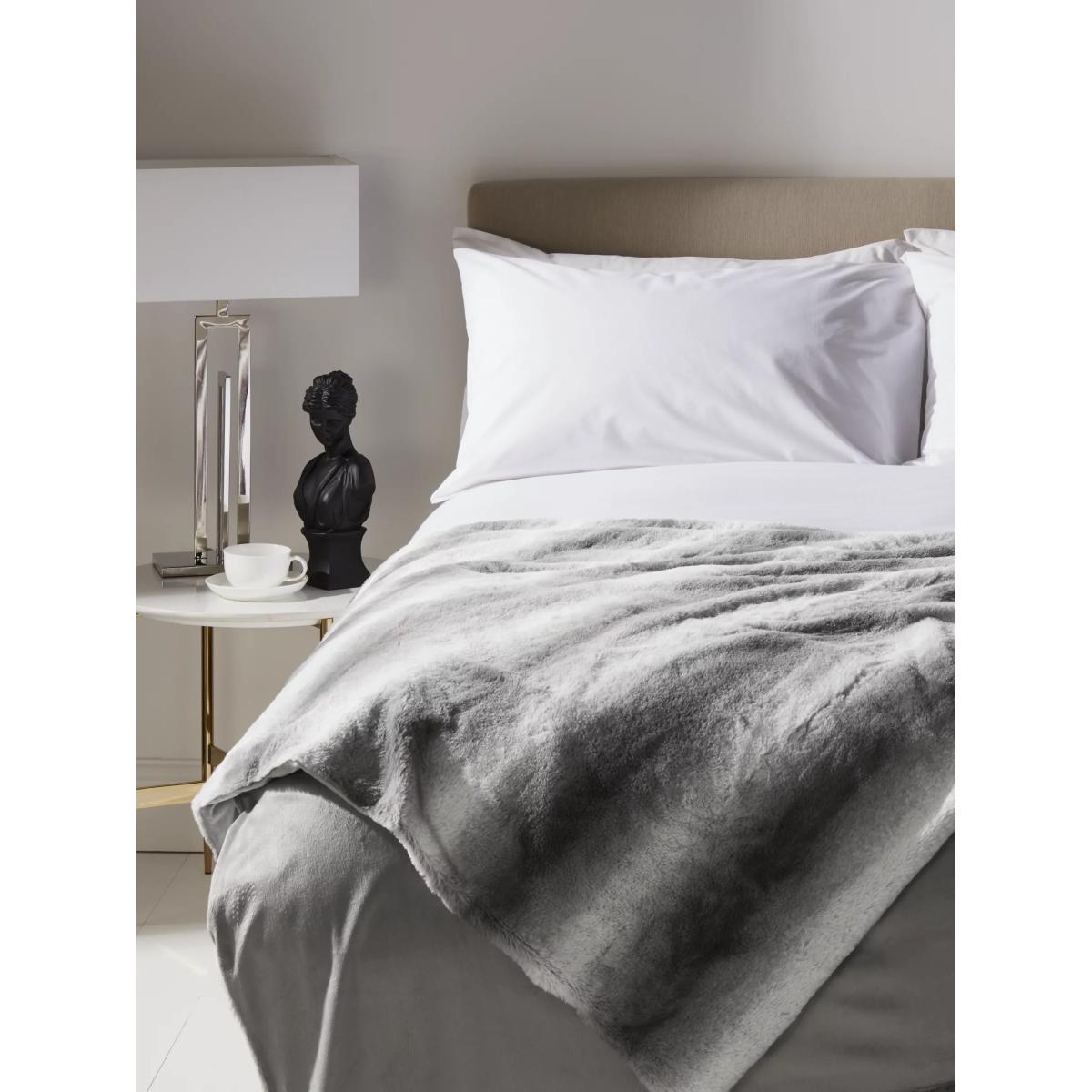 John Lewis & Partners Stripe Fleece Throw – image 4