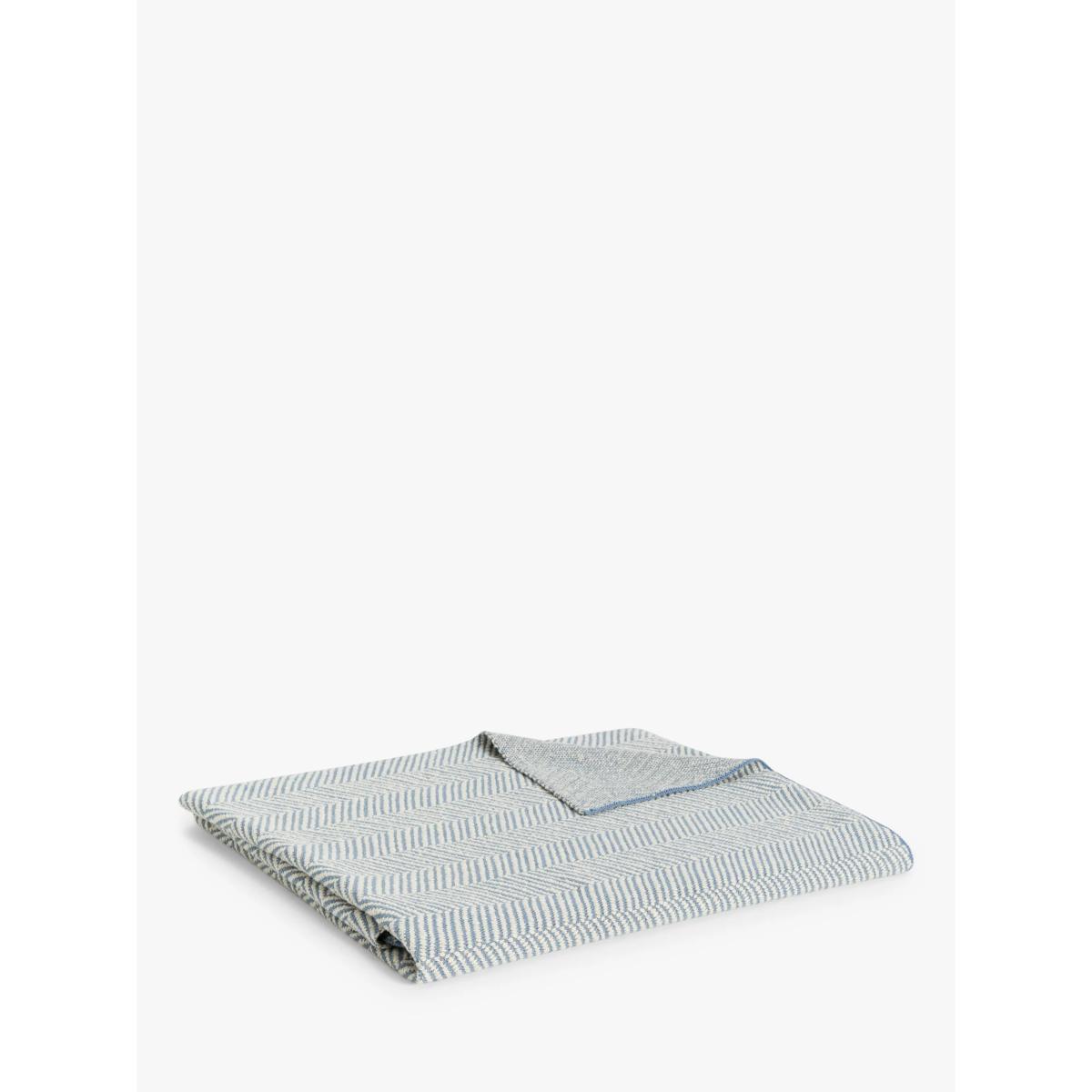 John Lewis Herringbone Knit Throw – image 4