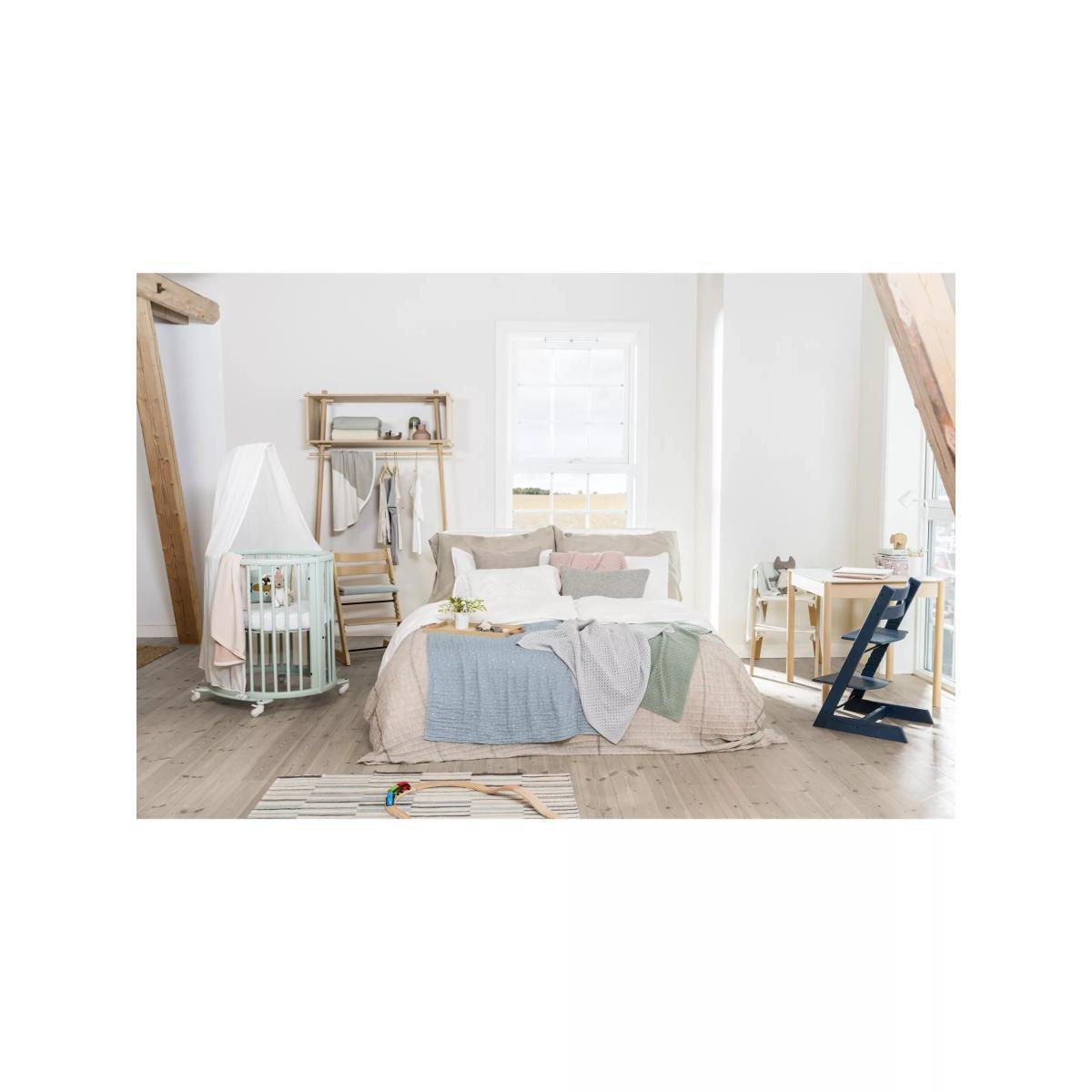 Stokke Circular Organic Cotton Knit Blanket, Beige – image 2