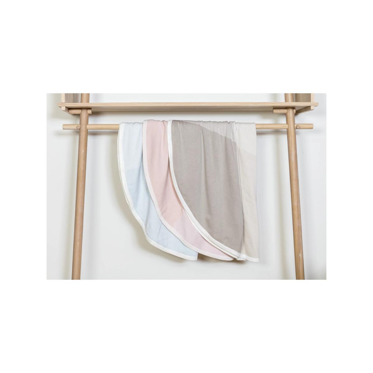 Stokke Circular Organic Cotton Knit Blanket, Beige – image 3