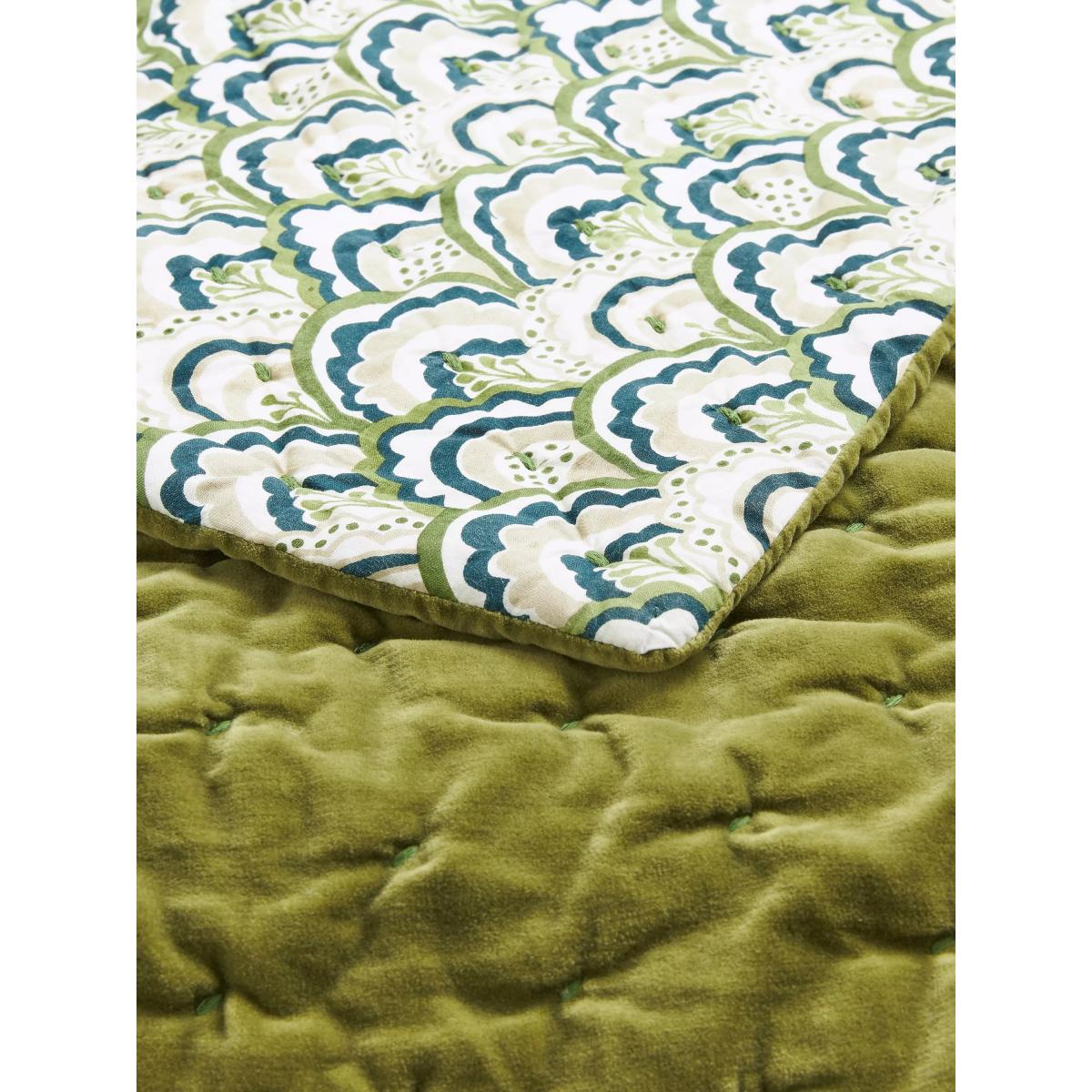 John Lewis Astra Reversible Quilted Bedspread, Multi – image 3