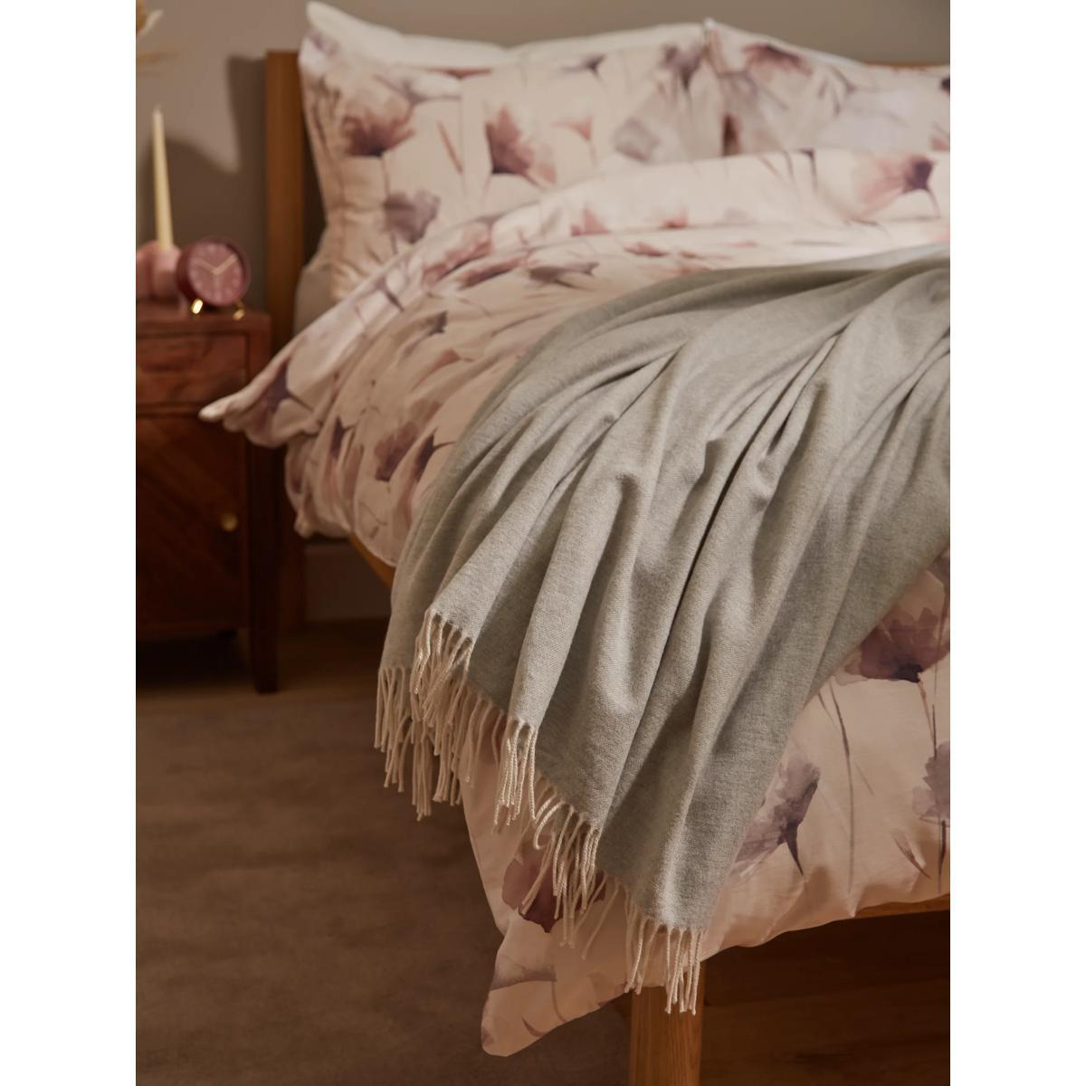 John Lewis & Partners Connie Throw, Grey – image 2