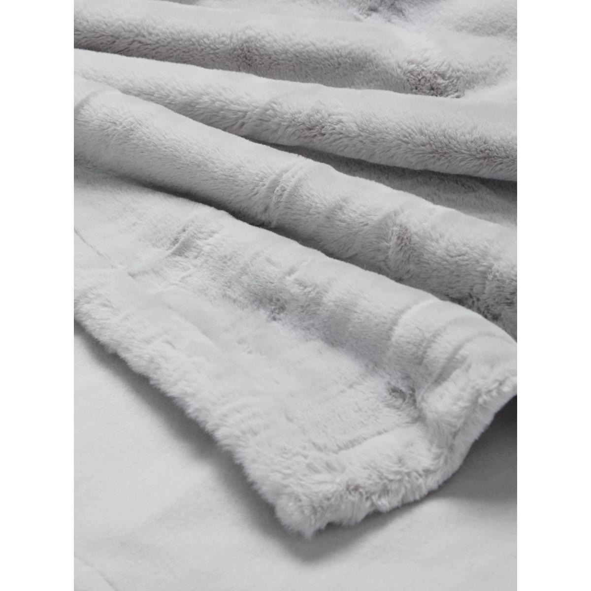 little home at John Lewis Olivia Faux Fur Throw – image 2