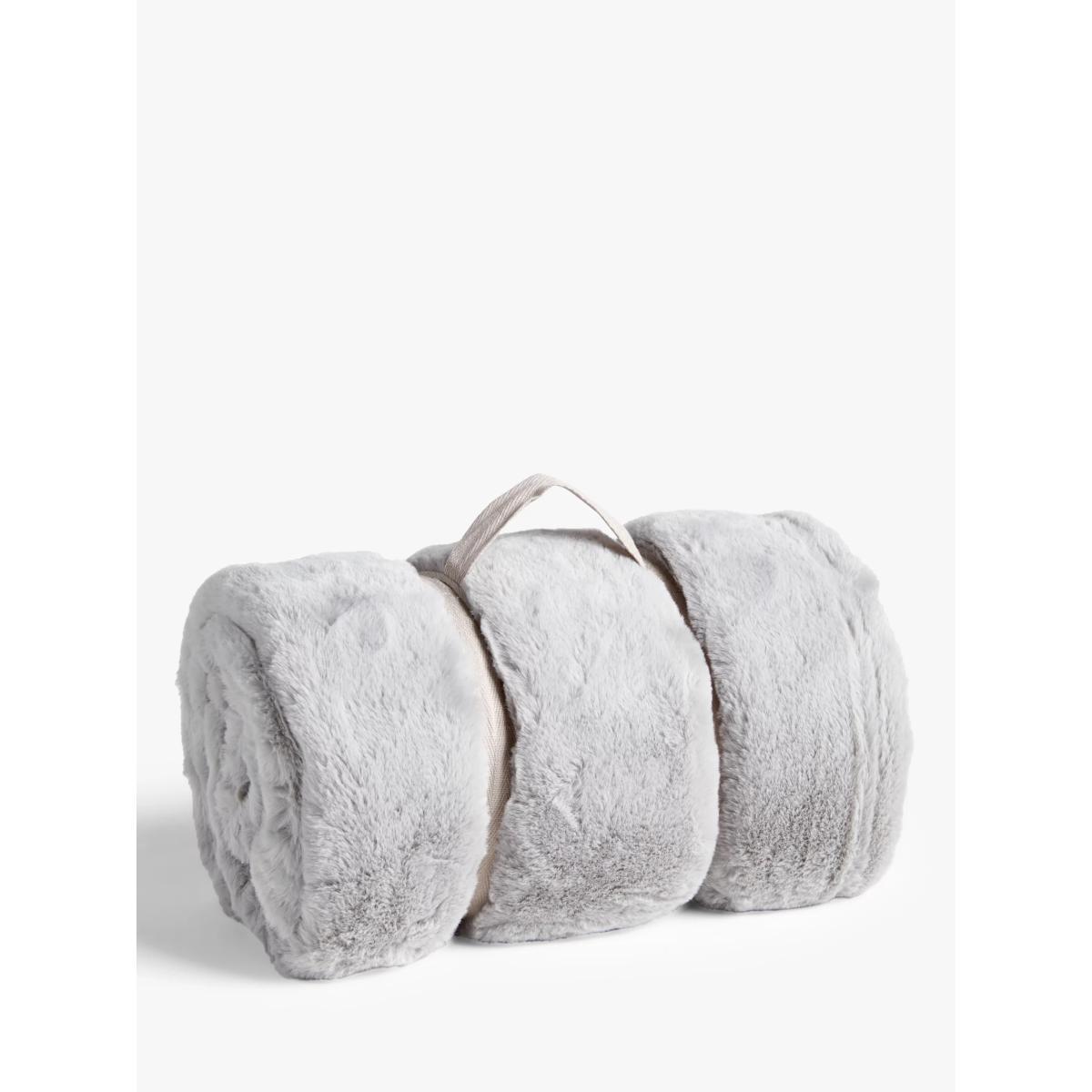 little home at John Lewis Olivia Faux Fur Throw – image 3