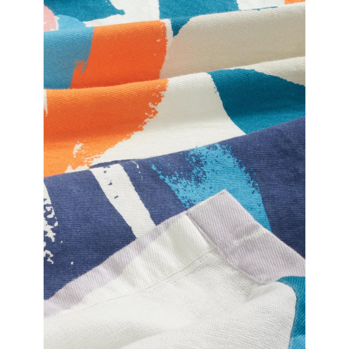John Lewis Contemporary Floral Print Throw, Multi – image 4