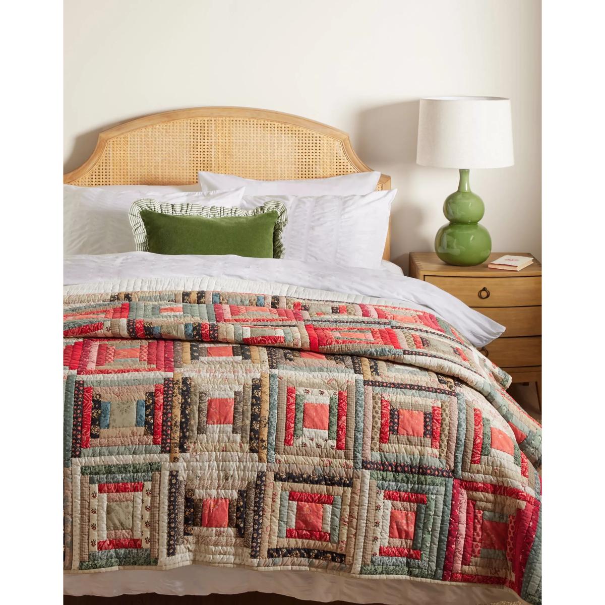 John Lewis Meribel Quilted Patchwork Bedspread, Multi – image 2
