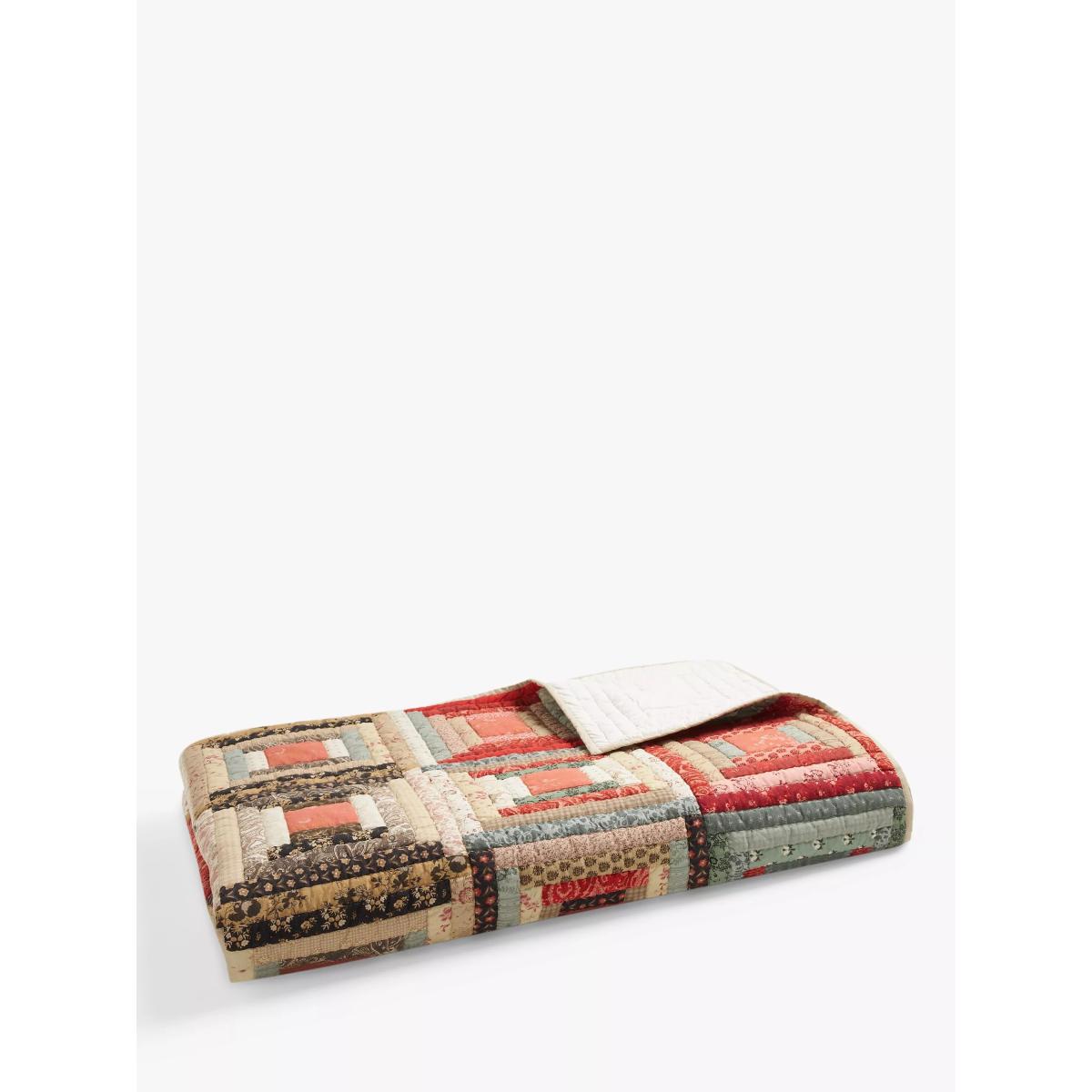 John Lewis Meribel Quilted Patchwork Bedspread, Multi – image 4