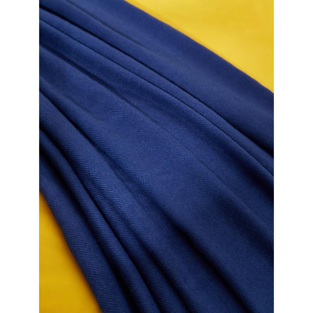 ANYDAY John Lewis & Partners Plain Throw, Navy – image 3