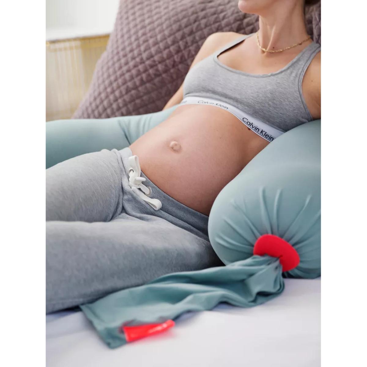 bbhugme Pregnancy Pillow, Light Green – image 2