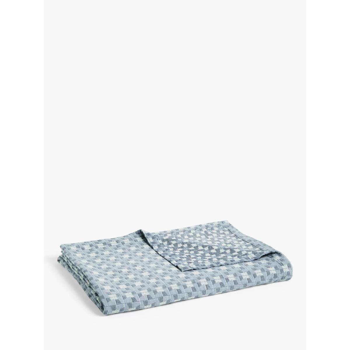 John Lewis Geo Check Bedspread – image 2