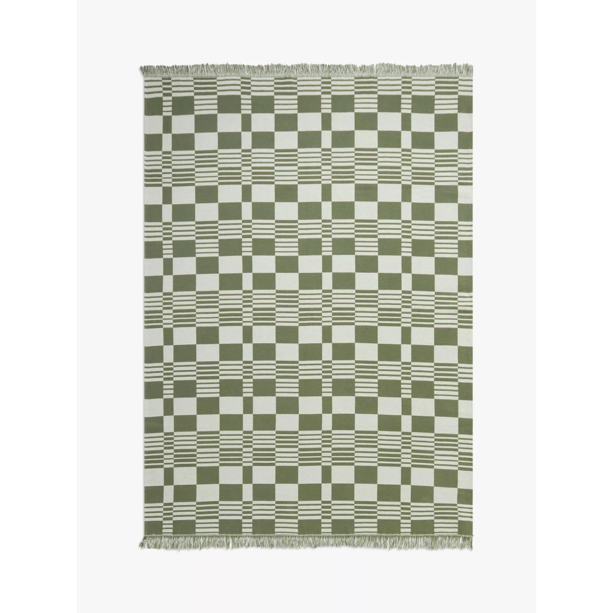 John Lewis Abstract Check Throw – image 5