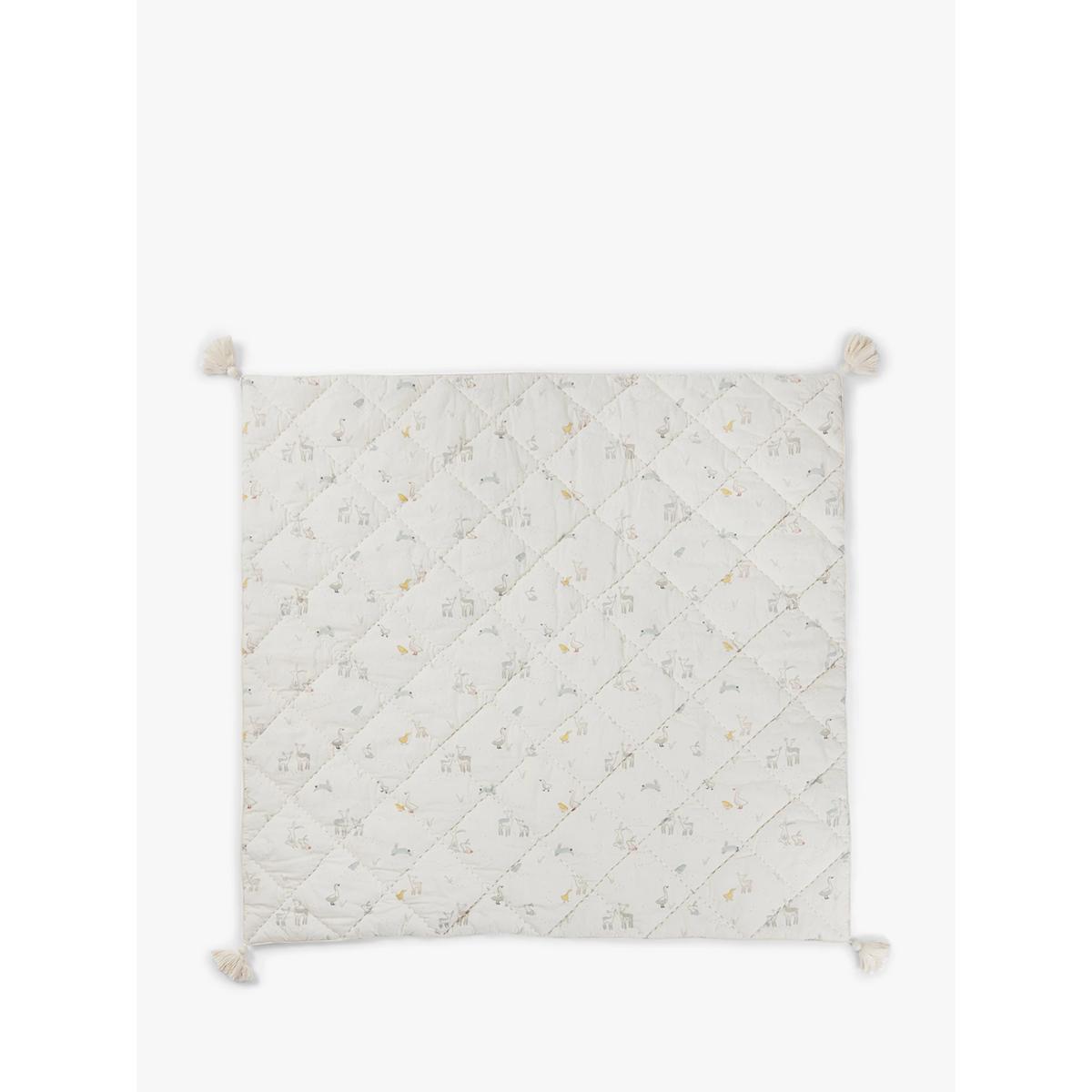 Pehr Just Hatched Quilted Baby Blanket, Cream/Multi – image 2