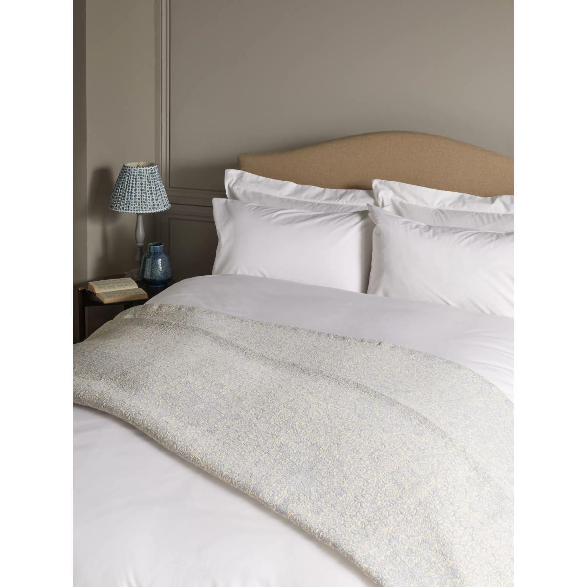 ANYDAY John Lewis & Partners Boutique Bedspread, Blue – image 1