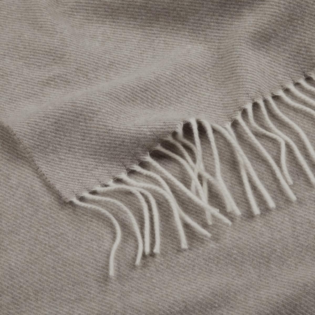 Croft Collection 100% Cashmere Throw, Grey – image 2