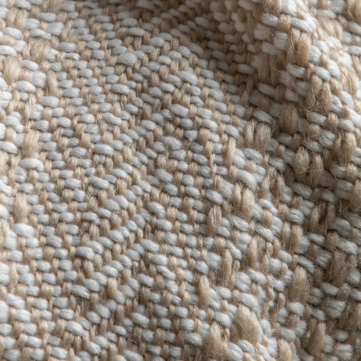 Woven Wrapped Tassel Throw - Natural – image 2