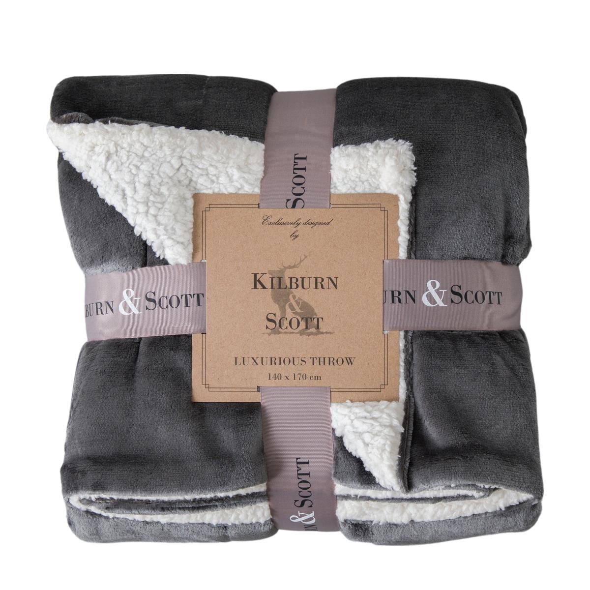 Sterling Sherpa Throw - Grey – image 2