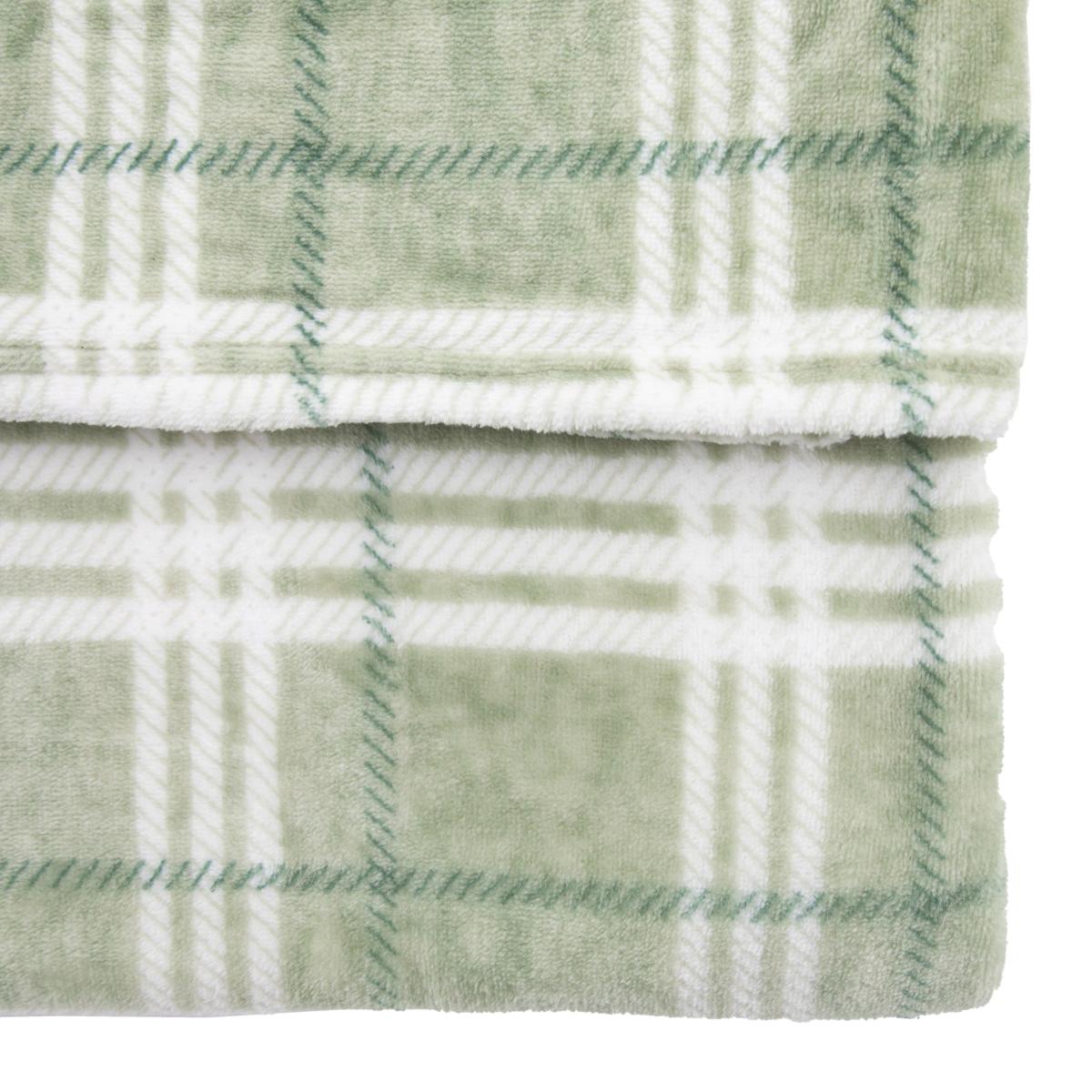 Checkmate Rolled Fleece - Sage – image 5