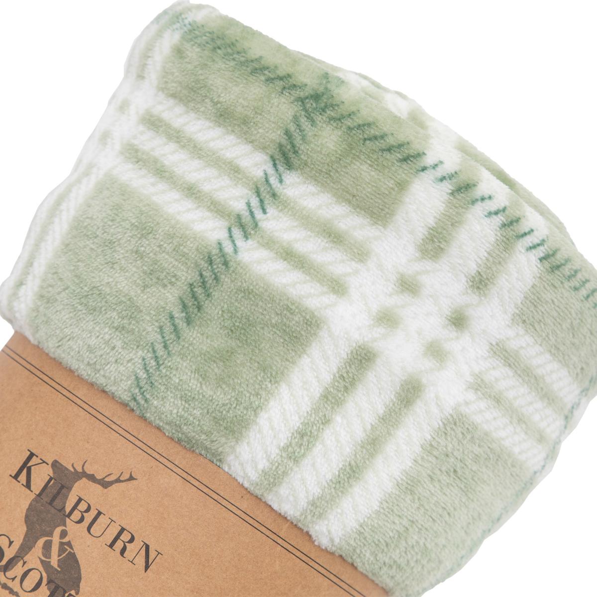 Checkmate Rolled Fleece - Sage – image 7