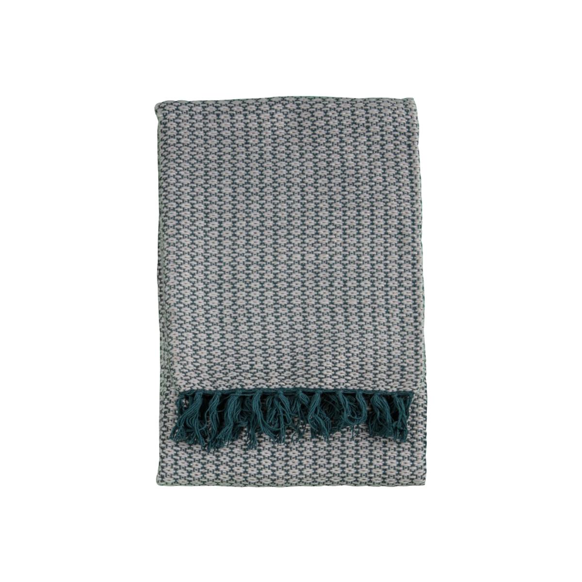 Ballia Metallic Throw - Teal
