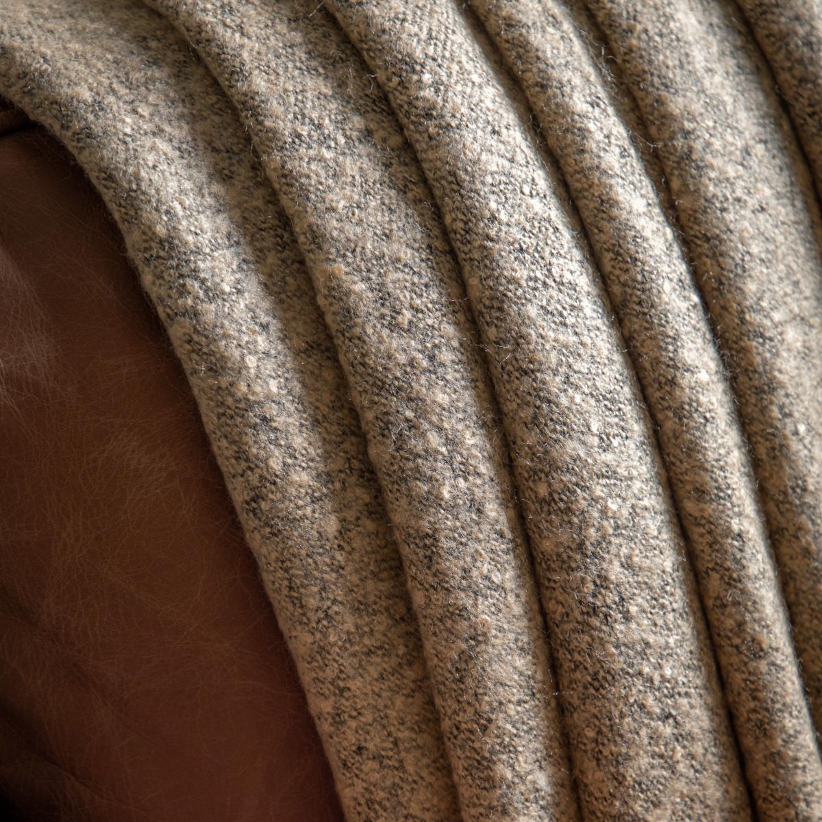 Melange Acrylic Throw - Natural – image 2