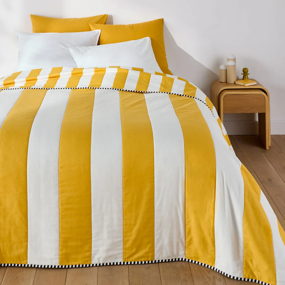 Hendaye Cotton Quilted Bedspread – image 1