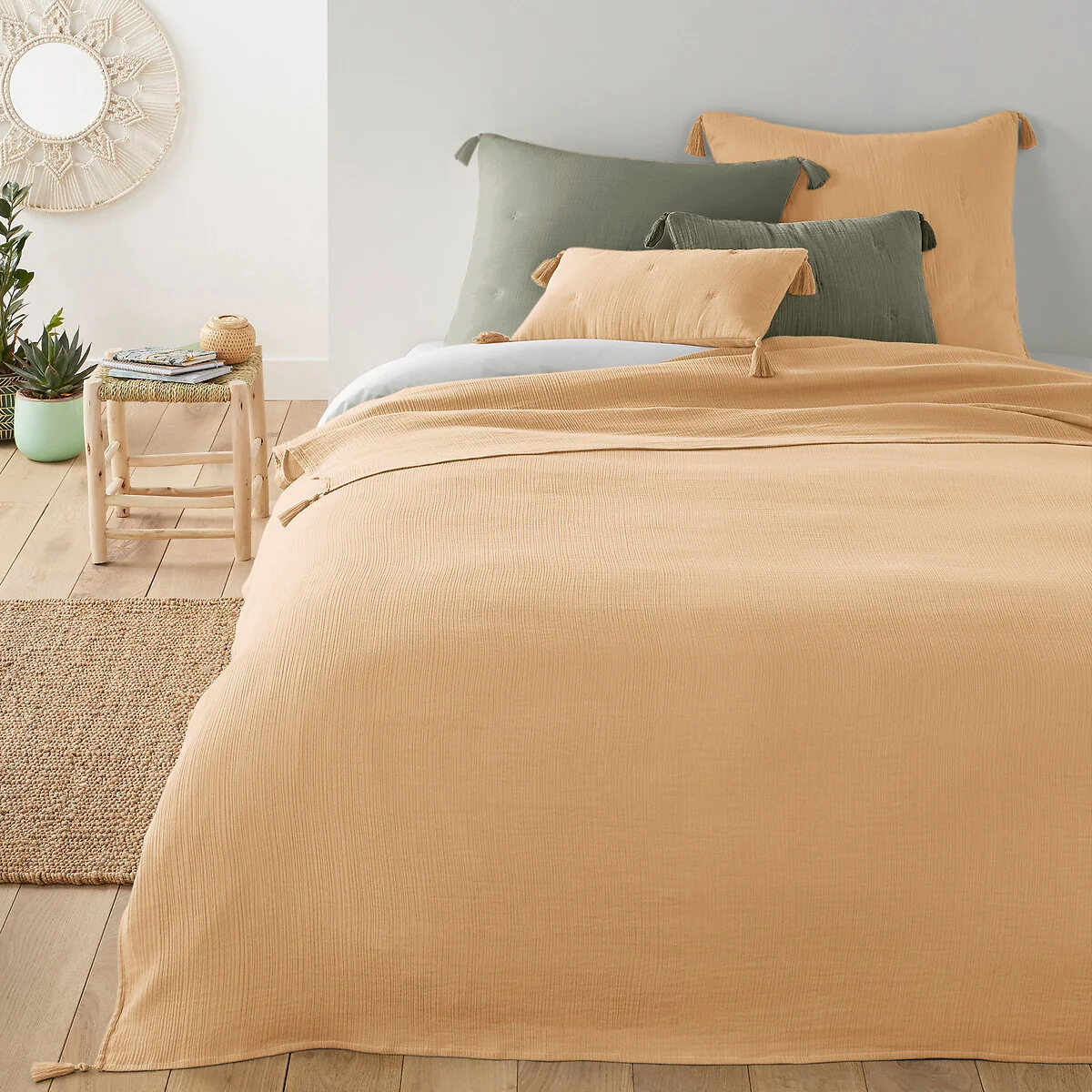 Kumla 100% Cotton Muslin Bedspread – image 1