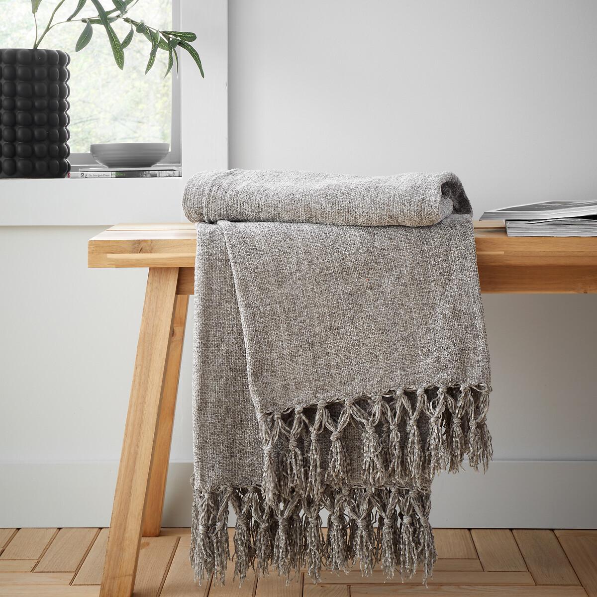 Wilson Plain Chenille Throw – image 1