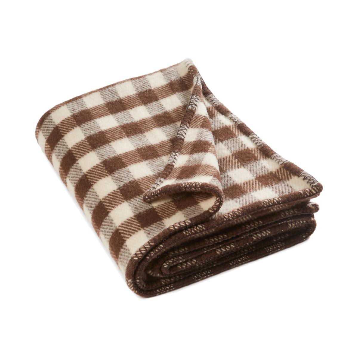 Alpy Checked Wool Blanket – image 1